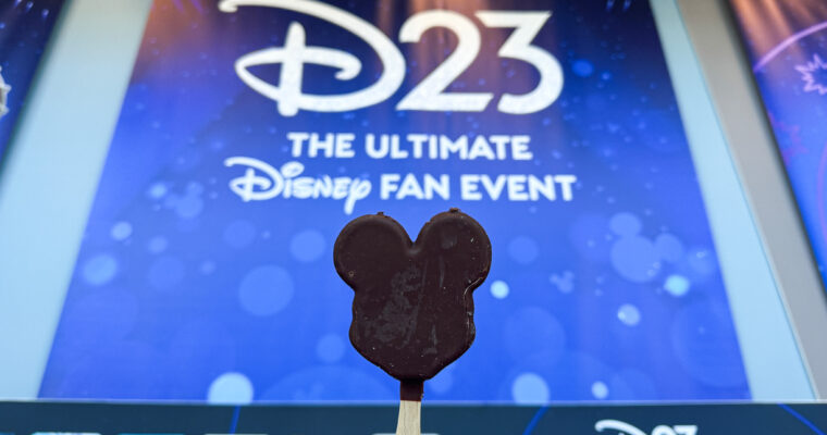 Mickey Premium ice cream bar at the D23 Fan Event in Anaheim, California
