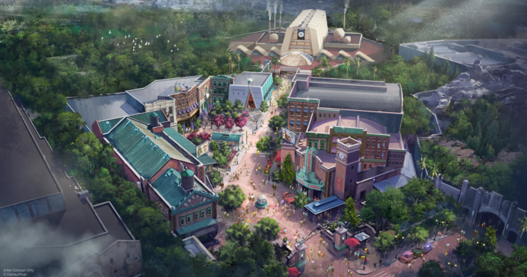 Concept art of Monstropolis