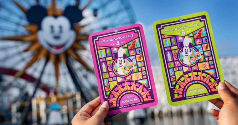Tasting passes from Disney California Adventure Food and Wine Festival