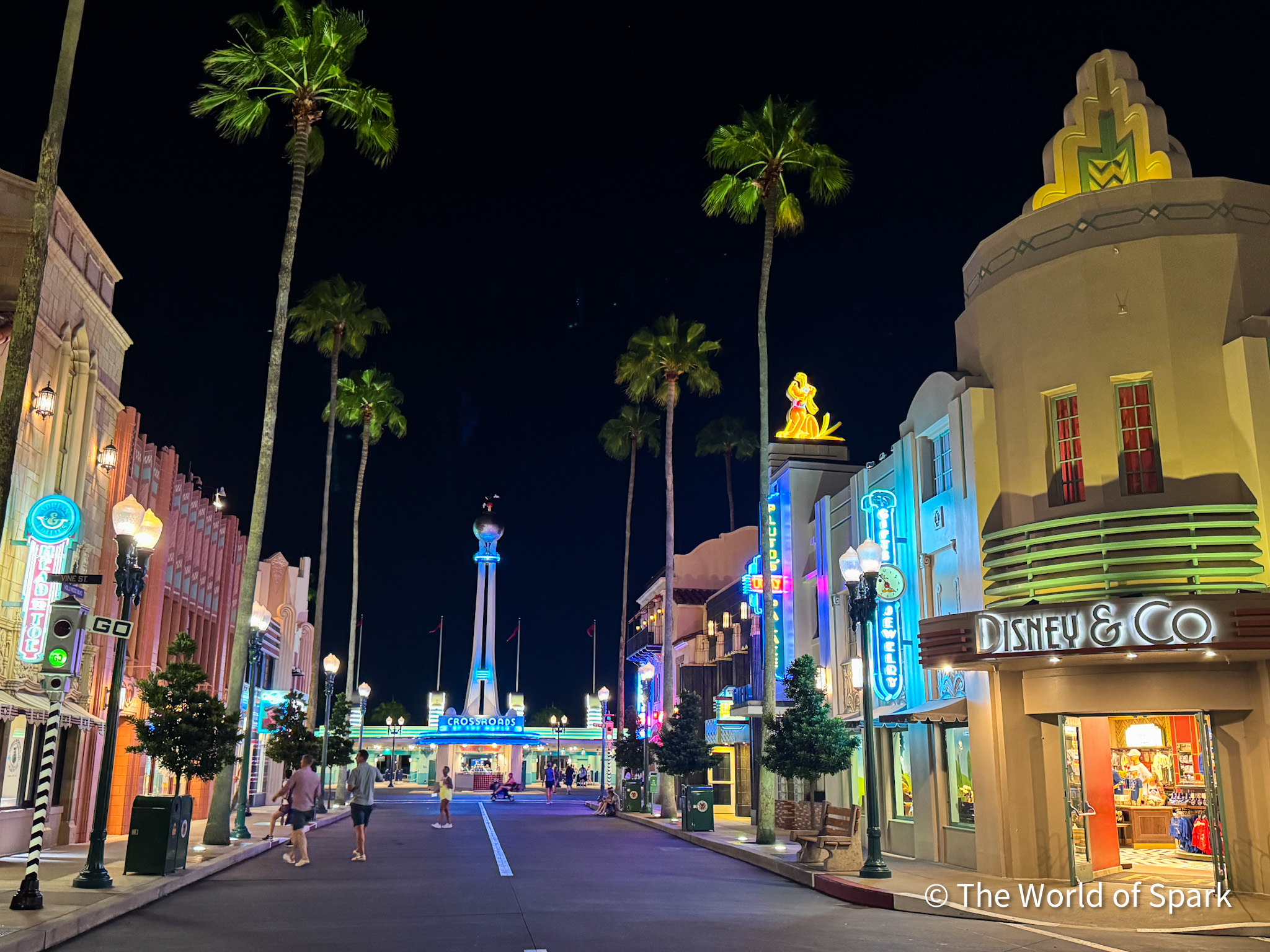 Disney's Hollywood Studios at night